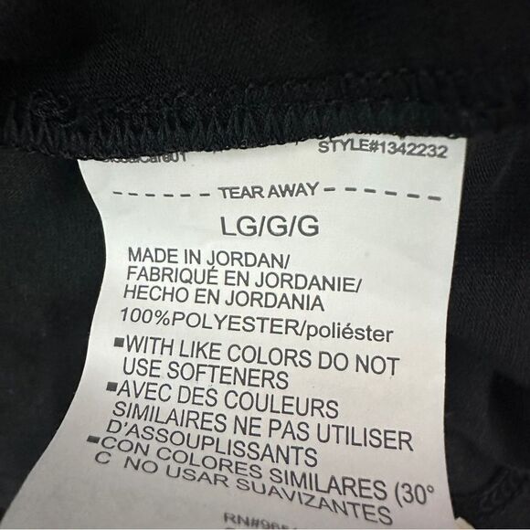 UNDER ARMOUR Heat Gear, Black, Long Sleeve, Open Back, Pullover Top size L - Picture 4 of 5